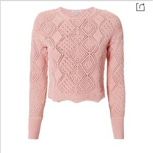 Ronny Kobo knit cropped sweater